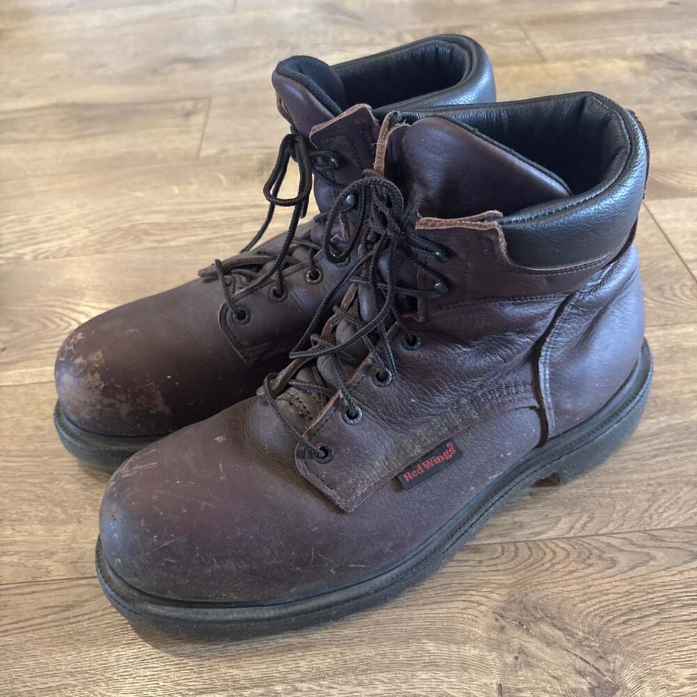 Red Wing #2406 SuperSole 2.0 Steel Toe 6" Work Boots Mens Size 11.5 Made in USA
